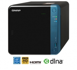 Qnap Ts-453be-4g 4-bay Nas Intel Celeron J3455 Quad-core ~2.3ghz 2gb Ddr3 1xpcie 2xhdmi 4k 2xgigabit
