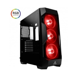 Antec Df500 Rgb Atx Tempered Glass Tinted Front Gaming Case Df500 Rgb