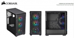 Corsair Icue 220T Rgb Airflow Smart Atx Matx Mini-Itx Case - Black. 2 Years Warranty. Cc-9011173-Ww