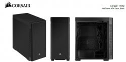 Corsair 110Q Atx Sound Dampening Side 2X 2.5" Ssd 2X 3.5" Hdd. Psu 180Mm. Usb 3.0 X 2. Case. 2 Years Warranty Cc-9011184-Ww