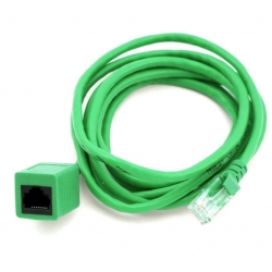 8ware Rj45 Male To Female Cat 5e Network/ Ethernet Cable 2m (green) Ls Ko820u-2f