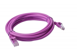 8ware Cat 6a Utp Ethernet Cable Snagless   - 3m Purple Pl6a-3pur