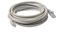 8ware Cat 6a Utp Ethernet Cable Snagless   - 5m Grey Pl6a-5gry