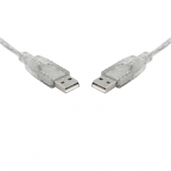 8ware Usb 2.0 Certified Cable A-a 5m Transparent Metal Sheath Ul Approved Uc-2005aa