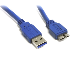 8ware Usb 3.0 Cable Type A To Micro-usb B M/ M Blue - 1m Uc-3001aub