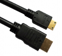 Astrotek Mini Hdmi To Hdmi Cable 1m With Ethernet 1.4v 3d Hd 1080p 9pin Male (type A) To 19p Male