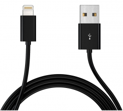 Astrotek 1m Usb Lightning Data Sync Charger Black Cable For Iphone 6s 6 Plus 5 5s Ipad Air Mini