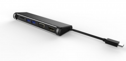 Astrotek All-in-one Dock 2 Multi-port Hub Thunderbolt Usb-c 3.1 Type-c To Hdmi+vga+2xusb3.0+card