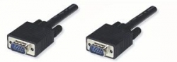Cabac Svga Monitor Cable M-m 5m Moulded, Triple Shielded, Hd15 H40svgamm5