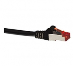 Hypertec Cat6A Shielded Cable 1.5M Black Color 10Gbe Rj45 Ethernet Network Lan S/ Ftp Copper Cord