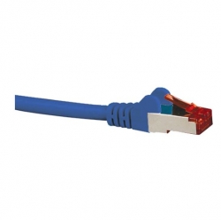 Hypertec Cat6a Shielded Cable 3m Blue Color 10gbe Rj45 Ethernet Network Lan S/ Ftp Lszh Cord 26awg