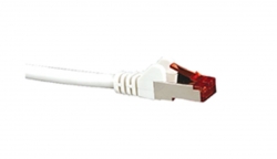 Hypertec Cat6A Shielded Cable 0.5M White Color 10Gbe Rj45 Ethernet Network Lan S/ Ftp Copper Cord
