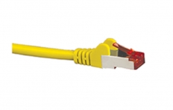 Hypertec Cat6A Shielded Cable 3M Yellow Color 10Gbe Rj45 Ethernet Network Lan S/ Ftp Copper Cord