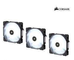 Corsair Air Flow 120Mm Fan Low Noise Edition / White Led 3 Pin - Hydraulic Bearing 1.43Mm H2O.