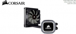 Corsair H60 V2 120mm Liquid Cpu Cooler. Led Illuminated Pump Head Efficient Cool Plate And Pump.