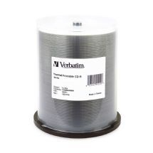 Verbatim Cd-R 700Mb 100Pk White Thermal 52X	Cmv95253 95253