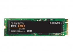 Samsung 860 Evo 250gb M.2 (2280) V-nand Sata Iii 6gb/ S R/ W(max) 550mb/s/ 520mb/s 98k/ 90k Iops