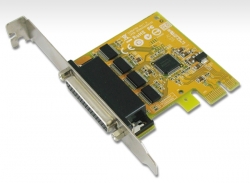 Sunix 4 Port Pcie Serial Card Rs232 Plug N Play Full Height Sun-Ser6456A