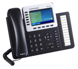Grandstream Gxp2160 Hd Poe Ip Phone 480X272 Colour Lcd 6 Lines Dual Gbe 5 Program Keys 24 Blf Keys