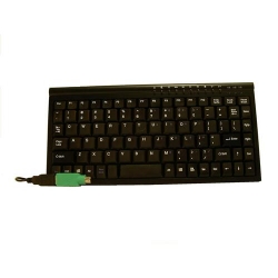 8ware Mini Keyboard Usb & Ps2 Black Kb-miniup