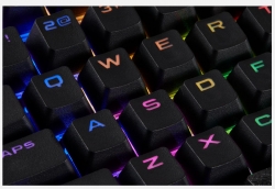 Corsair Gaming Pbt Double-shot Keycaps Full 104/ 105-keyset - Black Ch-9000235-ww