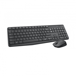 Logitech Mk235 Wireless Keyboard And Mouse Combo 2.4ghz Wireless Compact Long Battery Life 8 Shortcut