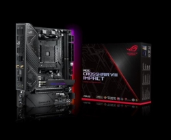 Asus Rog Crosshair Viii Impact Amd Am4 X570 Mini-Dtx Enthusiast Gaming Motherboard With So-Dimm.2 Card (Dual M.2) Wi-Fi 6 (802.11 Ax) Rog Crosshair Viii Impact