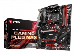 Msi B450 Gaming Plus Max Am4 Ryzen Atx Motherboard 4X Ddr4 6Xpcie 1Xm.2 Dvi-D Hdmi Raid Lan 6Xsataiii 6Xusb3.2 6Xusb2.0 B450 Gaming Plus Max