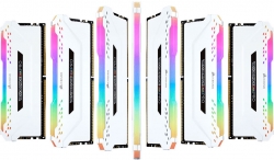 Corsair Vengeance Rgb Pro 32gb (2x16gb) Ddr4 3000mhz C15 Desktop Gaming Memory White Cmw32gx4m2c3000c15w