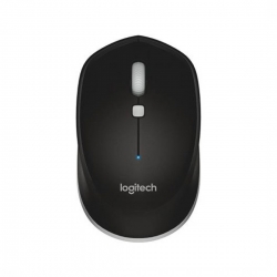 Logitech M337 Black Wireless Mouse Blue Comfort Grip 910-004521