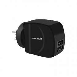 Mbeat Gorilla Power Duo 3.4a Dual Usb Ports Smart Charger Mb-chgr-dp2