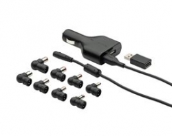 Targus 90w Laptop 12v Car Charger Suits Usb Phone/ Tablet Chargin Apd046au