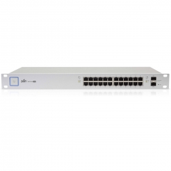 Ubiquiti Unifi Switch 24-port Gigabit Rj45 2 Sfp 1 Serial Non Poe Us-24