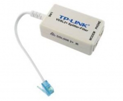 Tp-link Dsl008 Vdsl/ Adsl2+ Telephone Line & Internet Splitter Filter Passthrough Jack Micro (~td-s201a)