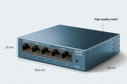 Tp-Link Ls105G 5-Port 10/ 100/ 1000Mbps Desktop Switch Ls105G