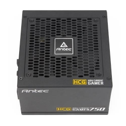 Antec Hcg-750g 750w 80 + Gold Fully Modular Psu 120mm Fdb Fan 100% Japanese Caps Dc To Dc Compact