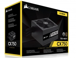Corsair 750w Cx 80+ Bronze 140mm Fan Black Atx Psu 3 Years Warranty 2017 Version Cp-9020123-au