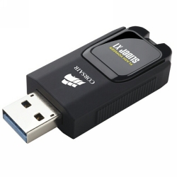 Corsair 256gb Flash Voyager Slider X1 Usb 3.0, Capless Design, Read 130mbs, Plug And Play Cmfsl3x1-256gb