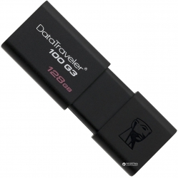 Kingston Dt100g3/ 128gb 128gb Usb3.0 100mb/ S Read Flash Drive Memory Stick Thumb Key Datatraveler