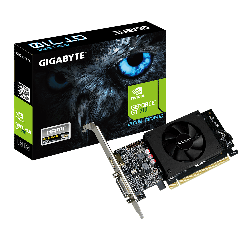 Gigabyte nVidia Geforce GT 710 DDR5 2GB PCIe Video Card 4K 3x Displays HDMI Dual Link DVI Low Profile