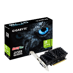 Gigabyte Nvidia Geforce Gt 710 2gb Pcie Video Card Ddr5 4k 2xdisplays Hdmi Dvi Low Profile Heatsink