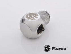 Bitspower G1/4 L-rotary Ig1/4x1 Extender Sliver True Hi-flow Design With Hi-quality Brass Material. With 360-degree Rotation. Nickel Finished … Bp-lr-c