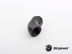 Bitspower G1/4 Rotary 60d Ig1/4 Extender Black 60-degree Type With 360-degree Rotation. True Hi-flow Design With Hi-quality Brass Material. Hi… Bp-mb60r