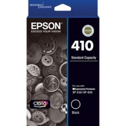Epson 410 Std Capacity Claria Premium - Black Ink Cartridge (xp-530 Xp-630) C13t337192