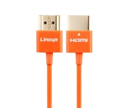 Generic Linoya Hdmi V2.0 Cable: 1m Ultra Slim High Speed Hdmi Cable Connectors 4k 2160p @60hz Support
