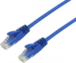 Blupeak 2M Cat 6A Utp Lan Cable - Blue (Lifetime Warranty) C6Au020Bu
