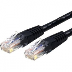Startech Cat6 Patch Cable With Molded Rj45 Connectors - 6 Ft. - Black C6patch6bk