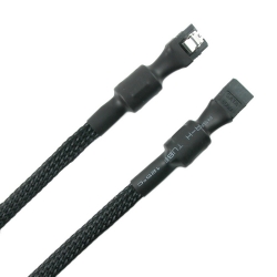 Simplecom Ca110s Premium Sata 3 Hdd Ssd Data Cable Sleeved With Ferrite Bead Lead Clip Straight 