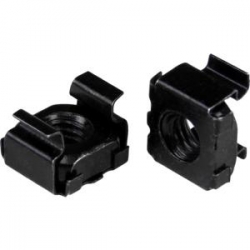 Startech M6 Cage Nuts - 50 Pack Black Cabcagenut6b