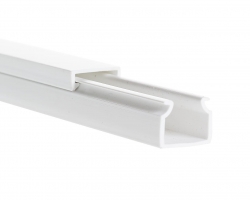 4cabling Cable Ducting 100mm(w) X 50mm(h) X 2m: White Wsd10050we